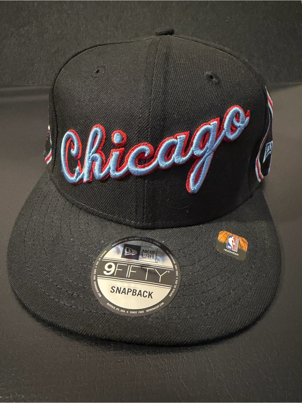 New Era Chicago bulls 9FIFTY Black Snapback Hat